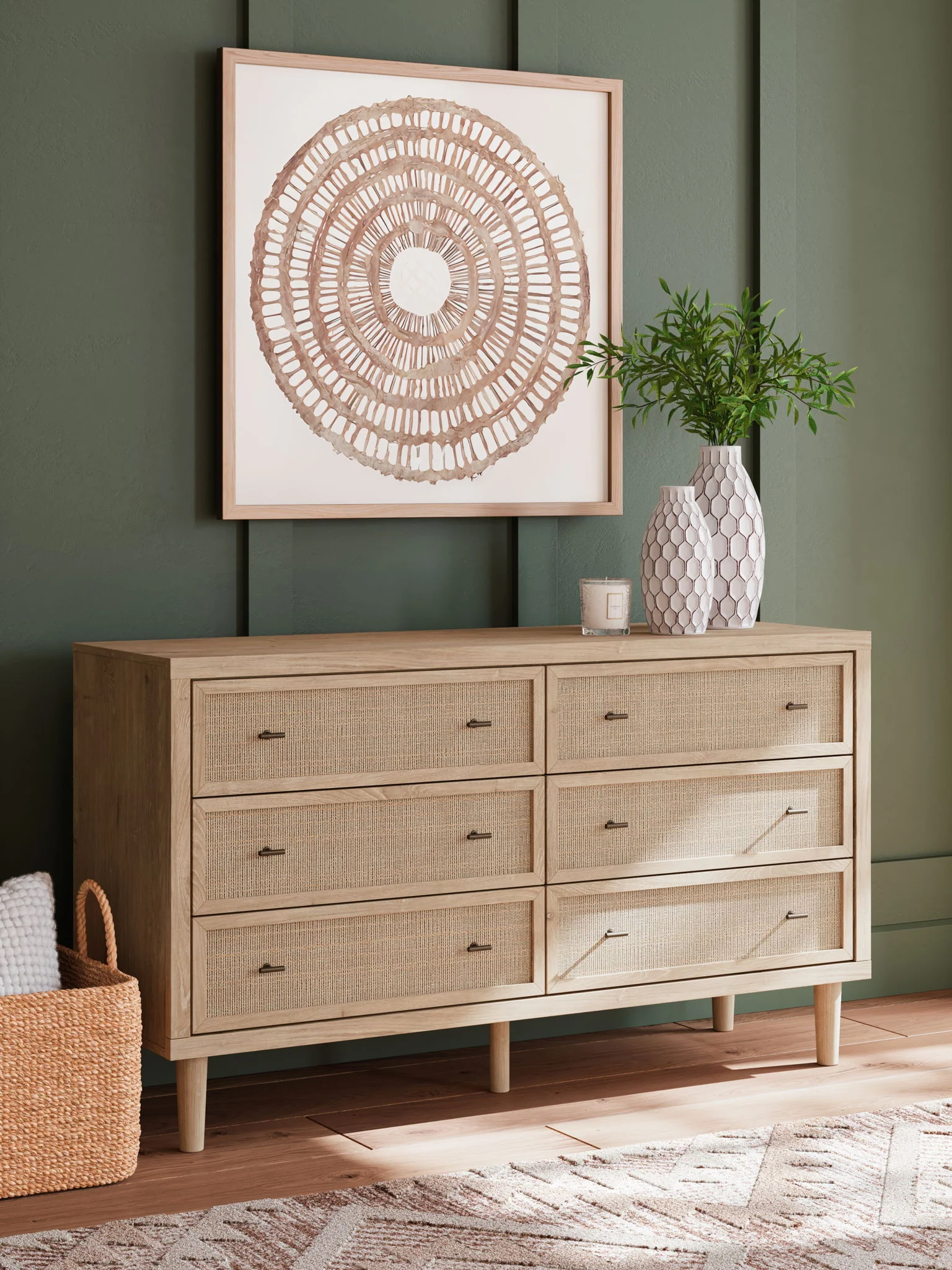 Cielden - Six Drawer Dresser - Two-Tone
