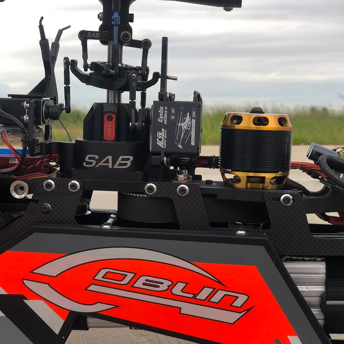 AGFRC A80BHX-H -  8.4V 30KG Programmable Helicopter Cyclic Servo  High Torque High Voltage Brushless Digital Motor For RC Helicopter