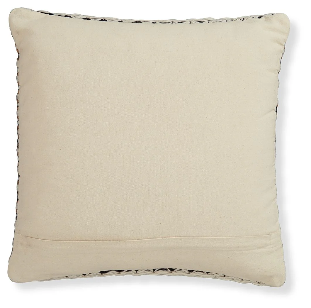Nealington - Pillow - Brown / Black / White