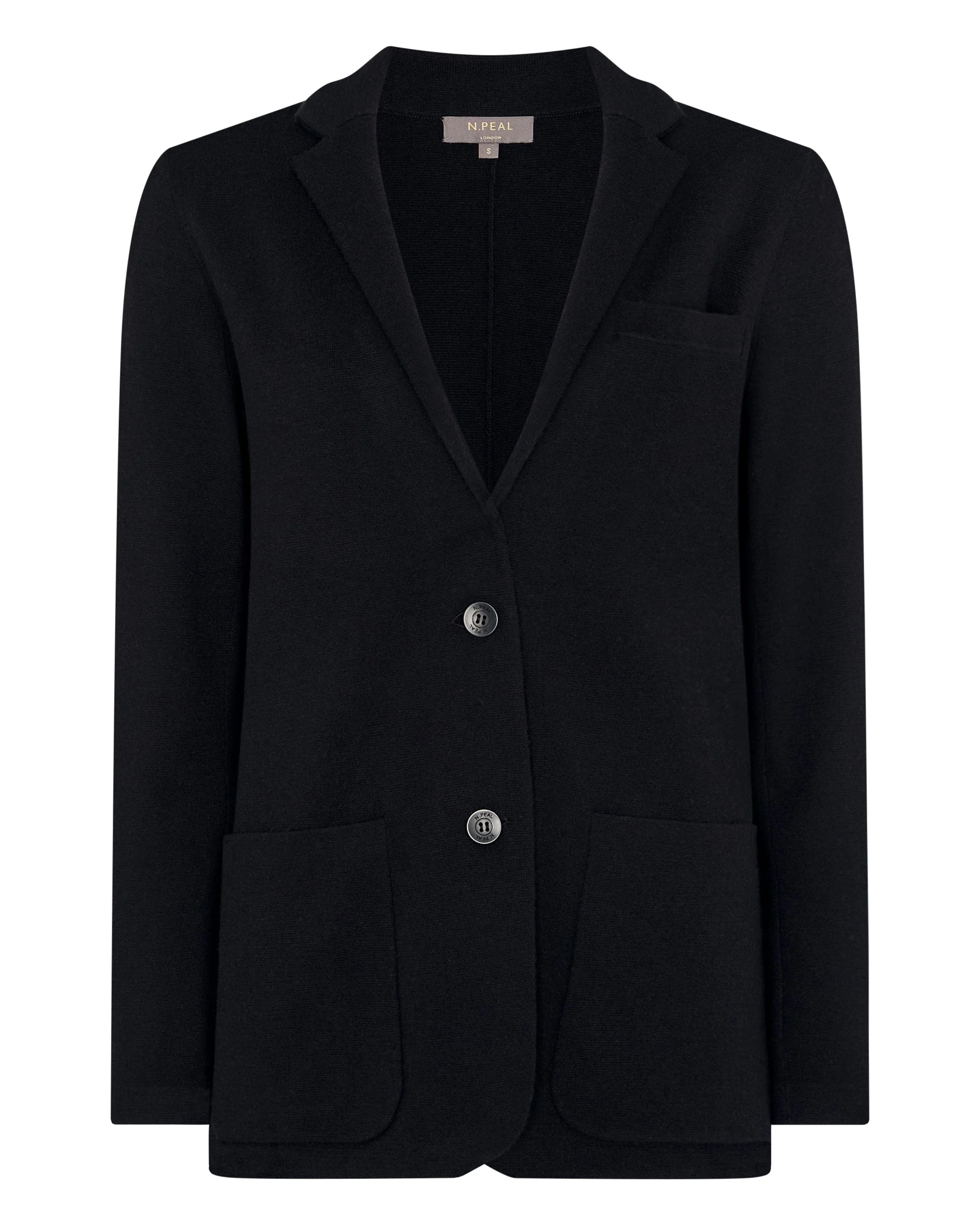 Women's Superfine Cashmere Silk Blazer Black