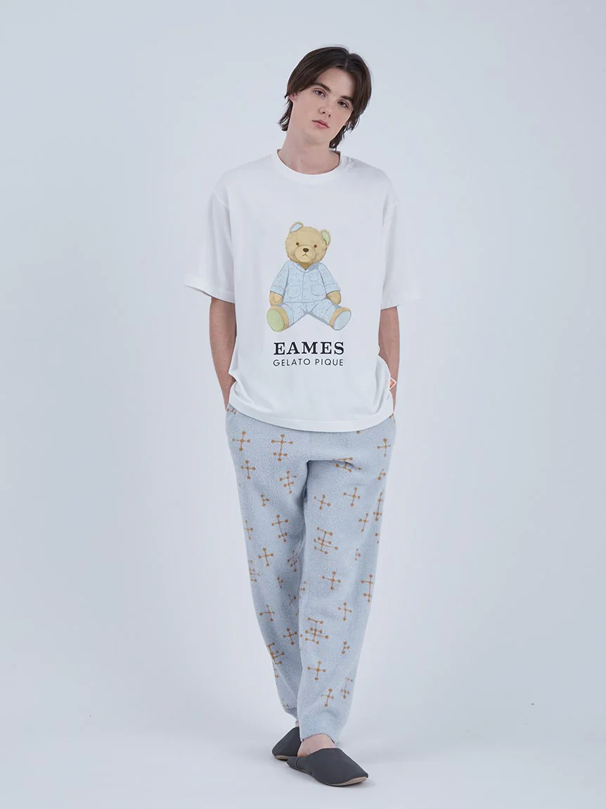 EAMES MENS Smoothie Jacquard Fluffy Long Pants