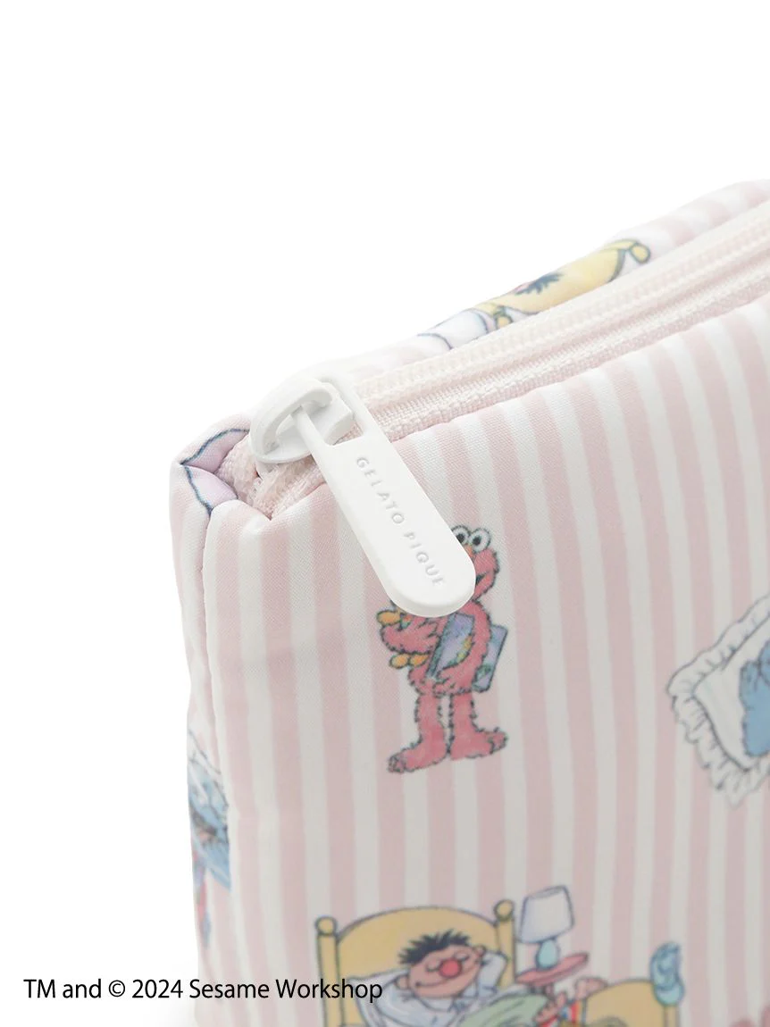 【SESAME STREET】 Character Zipper Pouch