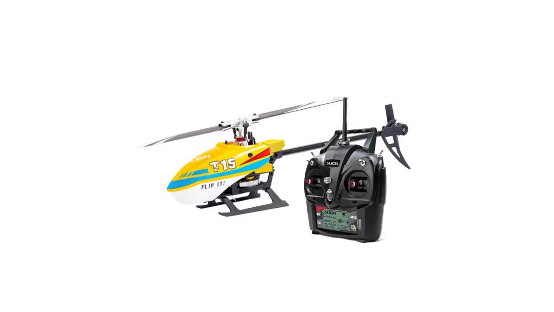 Align T-REX T15  RC Helicopter - TA Super Combo Includes A10 RTF (Blue) RH15E31XW RH15E32XW / BNF RH15E21XW RH15E22XW