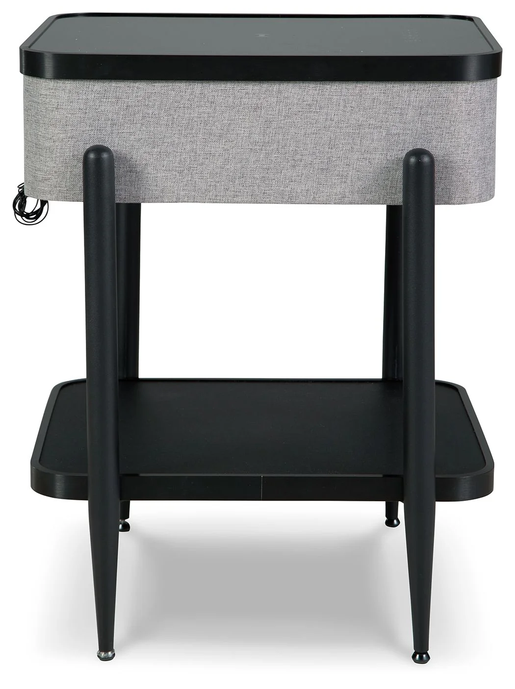 Jorvalee - Accent Table with Speaker - Gray / Black
