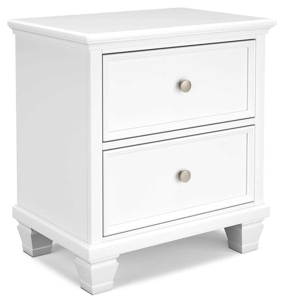 Fortman - Two Drawer Night Stand - White