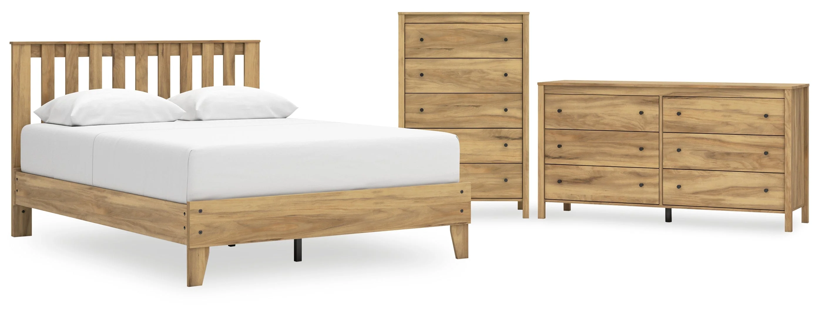 Bermacy Panel Headboard Bedroom Set