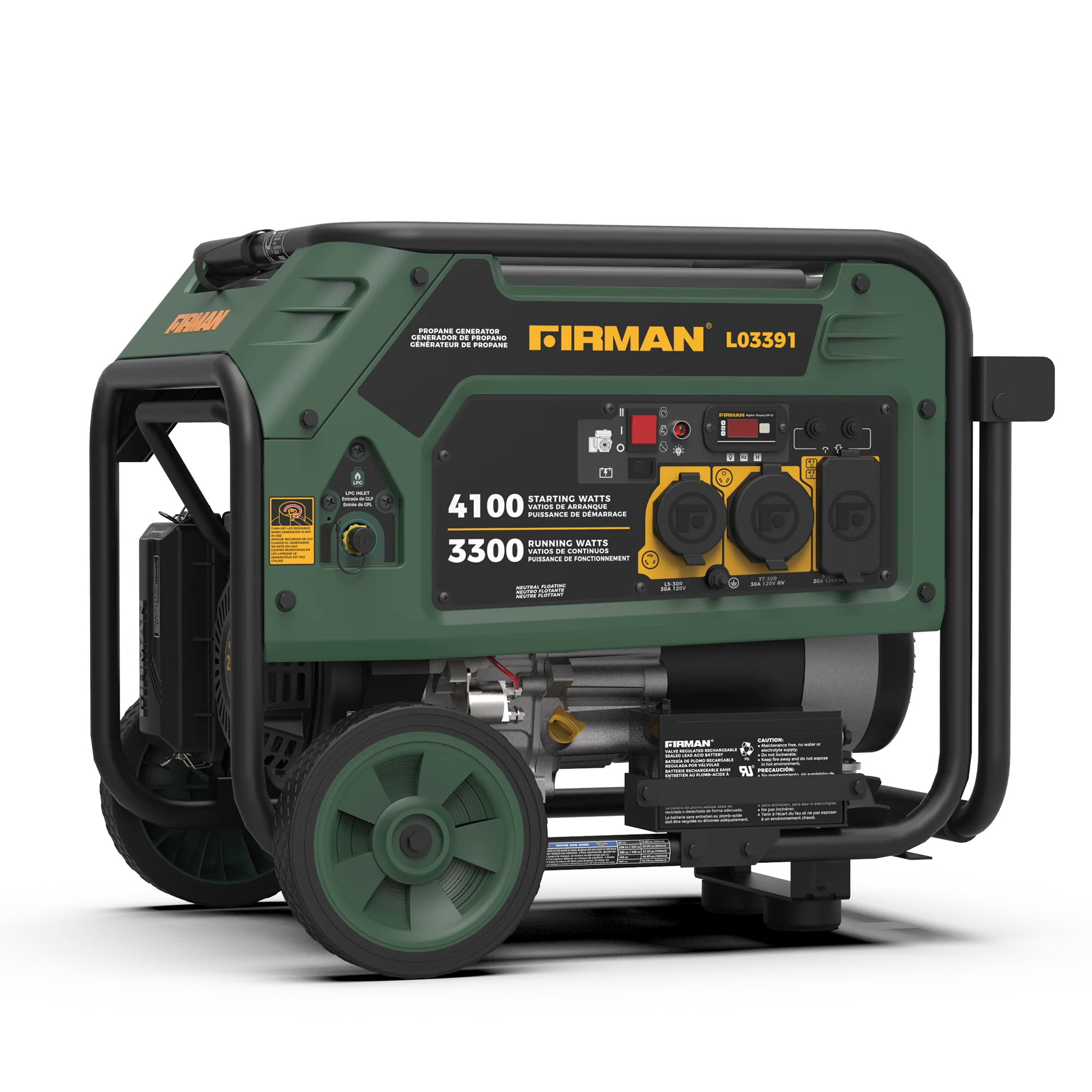 LPG Portable Generator 4100W Electric Start