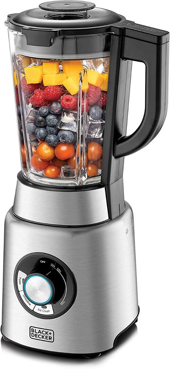 Black & Decker 220 volt blender PB120 High power 1200 Watts Premium Blender with Glass Jar 220v 240 volts 50 hz