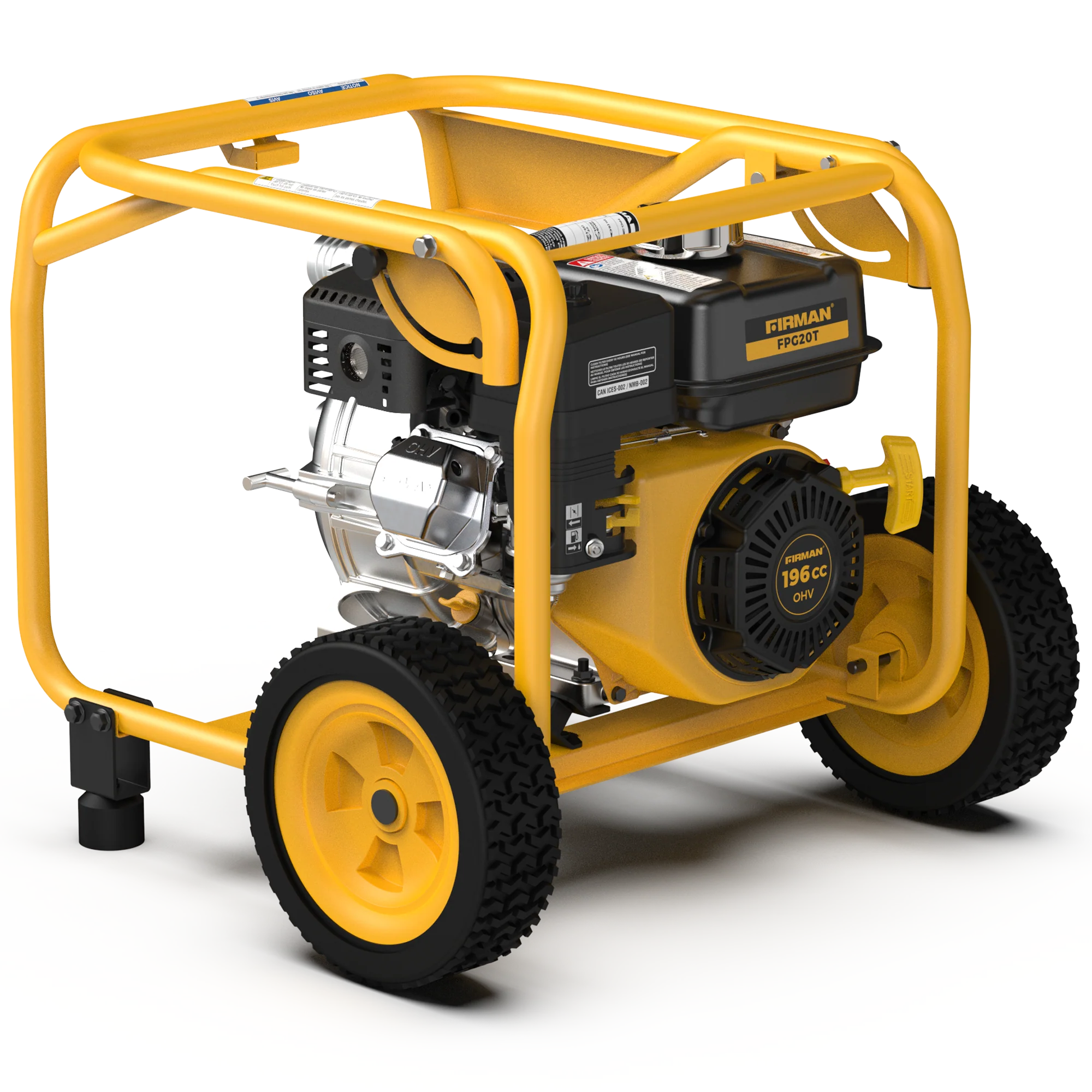 2-Inch Portable High Pressure Water and Semi-Trash Pump