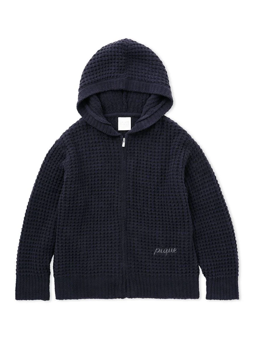 Unisex Waffle Knit Hoodie