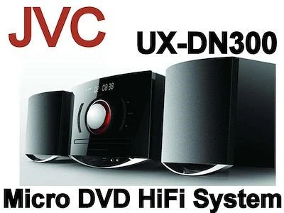JVC UXDN300 Region free 220 volt mini audio system with DVD CD 220v 240 volts