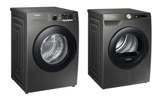 Samsung 220 volts 11 KG washer WW11DG5B25ABESL220V and 9kg Dryer DV90CGCBLACK220v set 220v 240 volts 50 hz