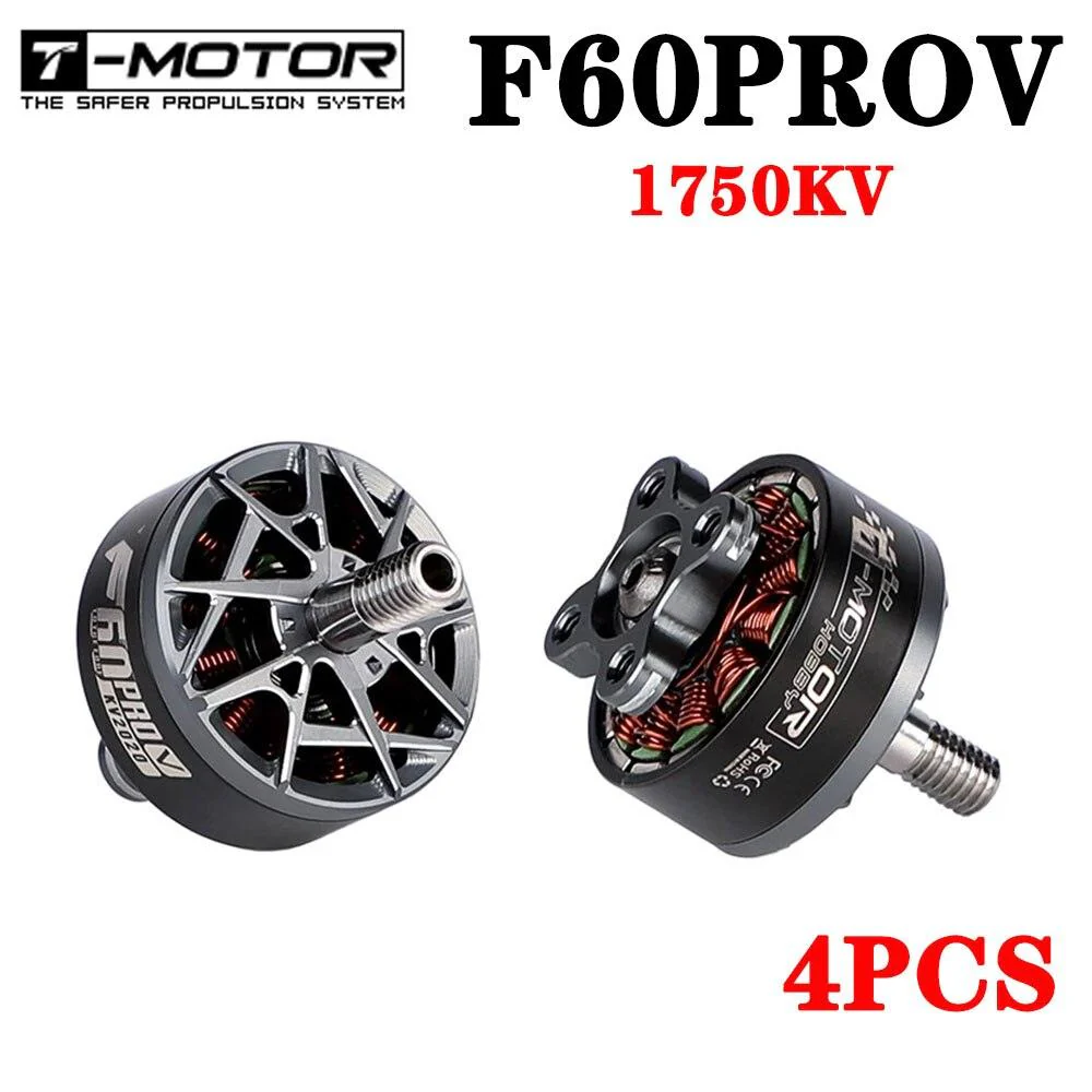 4PCS T-Motor F60 Pro V 1750KV 1950KV 2020KV KV2550 6S Brushless Motor for RC FPV Racing Drone Quadcopter Multirotor Accs
