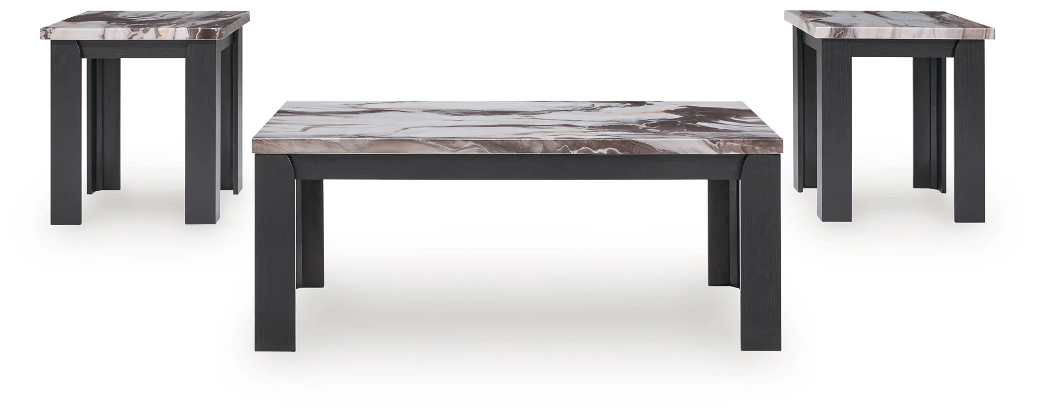 Jazmore - Occasional Table Set (Set of 3) - Dark Brown