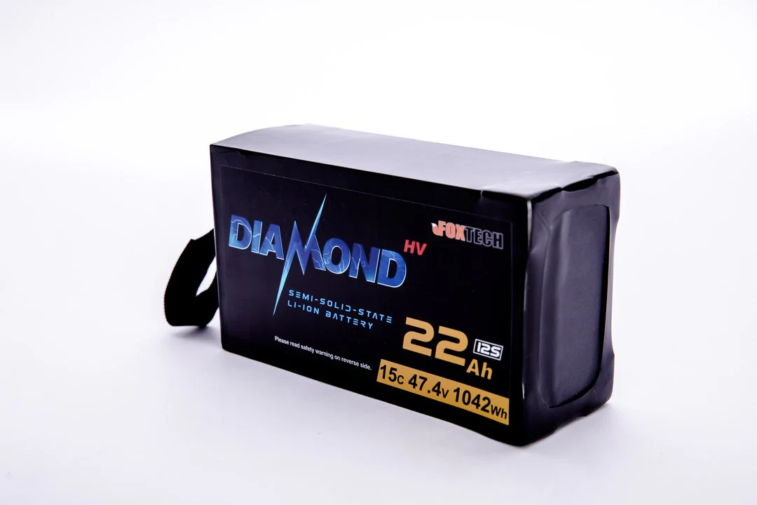 Diamond HVT 12S 47.4V 22Ah 35Ah 44Ah 67Ah 88Ah 134Ah 4.45V/Cell -40℃~60℃ Ultra-Low Temperature Semi Solid State Li-ion Battery for Drone