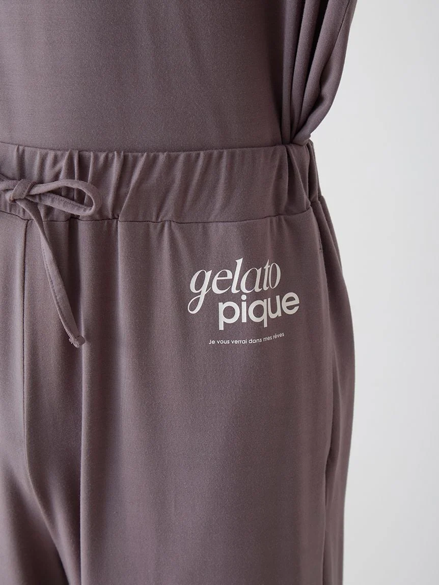 Mens Rayon One Point Logo Pants