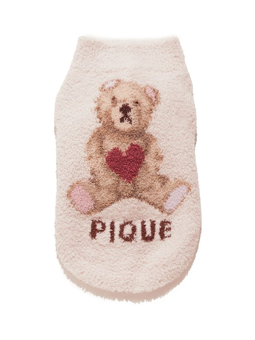 CAT&DOG Heart Bear Jacquard Pet Clothes