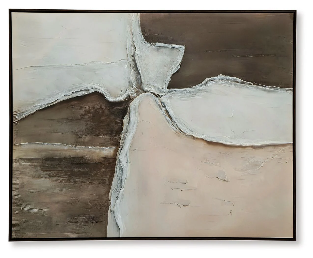 Junward - Wall Art - Brown / Tan / White