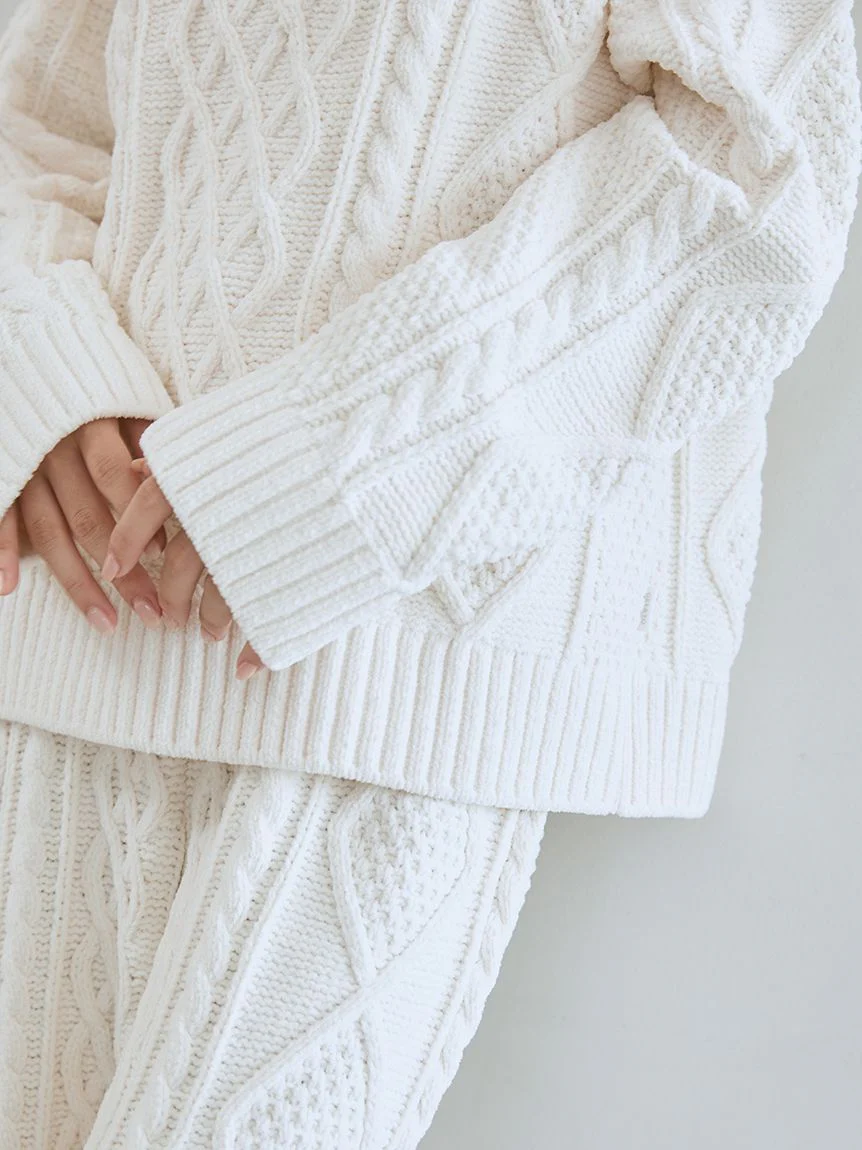 Souffle Aran Pullover
