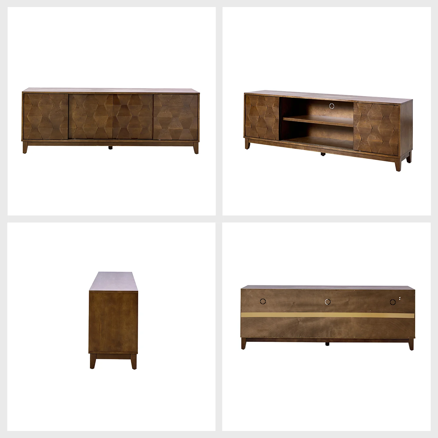 August TV Stand in Walnut