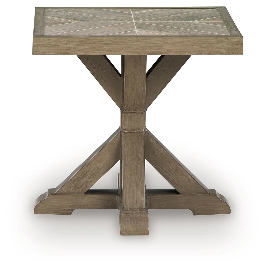 Laguna Heights - Square End Table - Beige