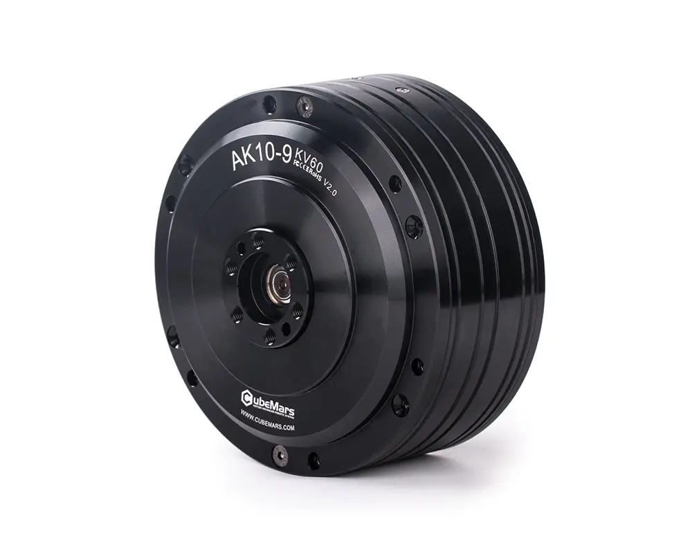 CubeMars AK10-9 V2.0 Robotic Actuator KV60/KV100 | 18Nm/15Nm Rated Torque, Dual Encoder, MIT & Servo Modes Robot Motor
