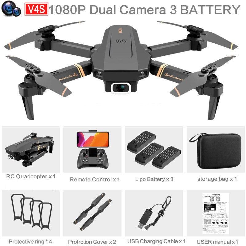 4DRC V4 RC drone - 4k WIFI live video FPV 4K/1080P drones with HD 4k Wide Angle profesional Camera quadrocopter dron TOYs