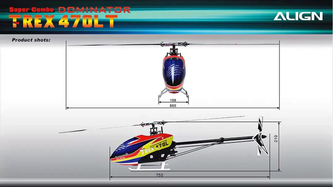 Align T-REX 470 Series RC Helicopter - 470LT Super Combo Torque Tube RH47E09 / 470LM Belt RH47E01 RH47E06 / 470LP RH47E02 RH47E03