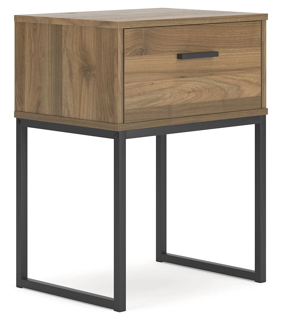 Deanlow - One Drawer Night Stand - Honey