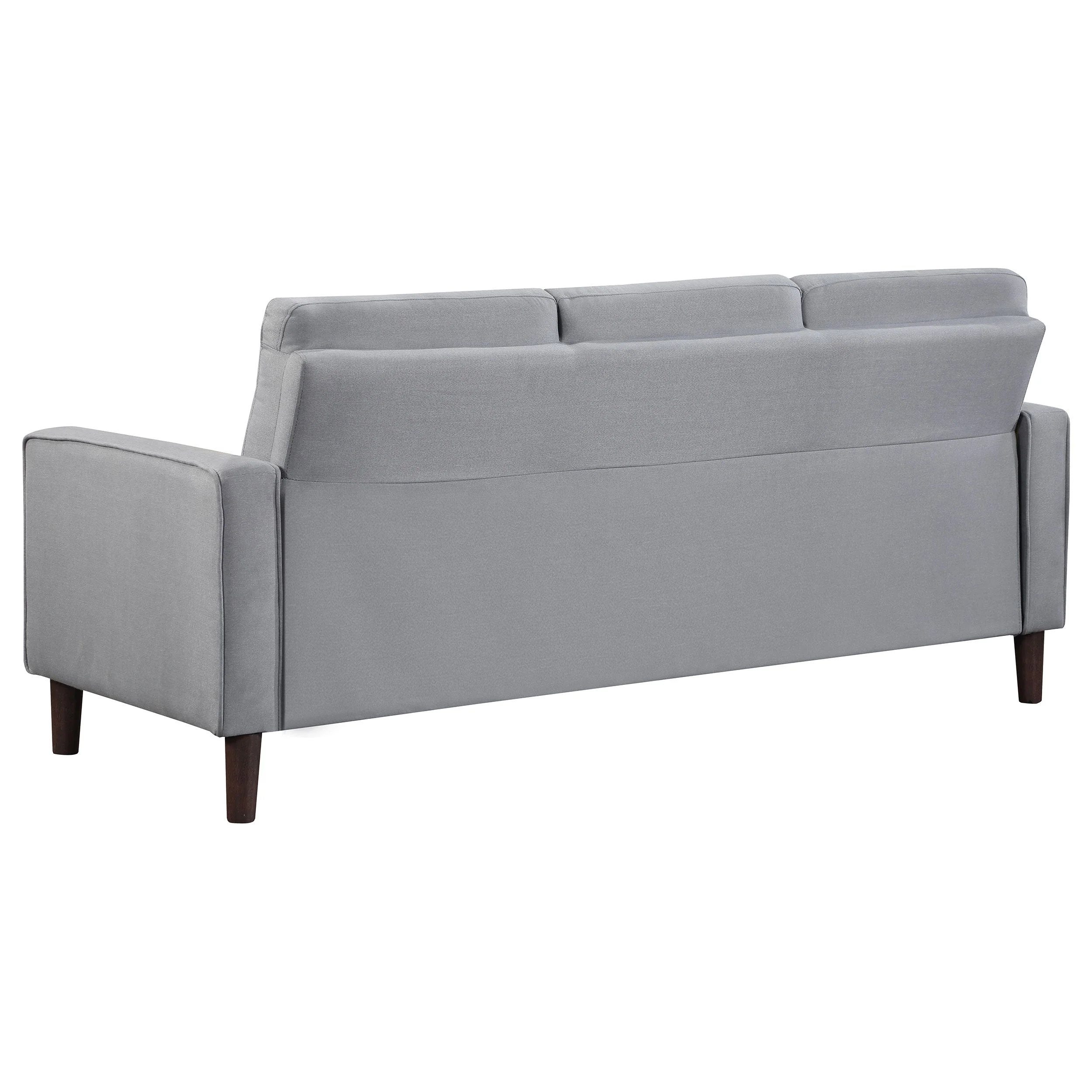 Bowen Upholstered Track Arm Tufted Sofa Beige