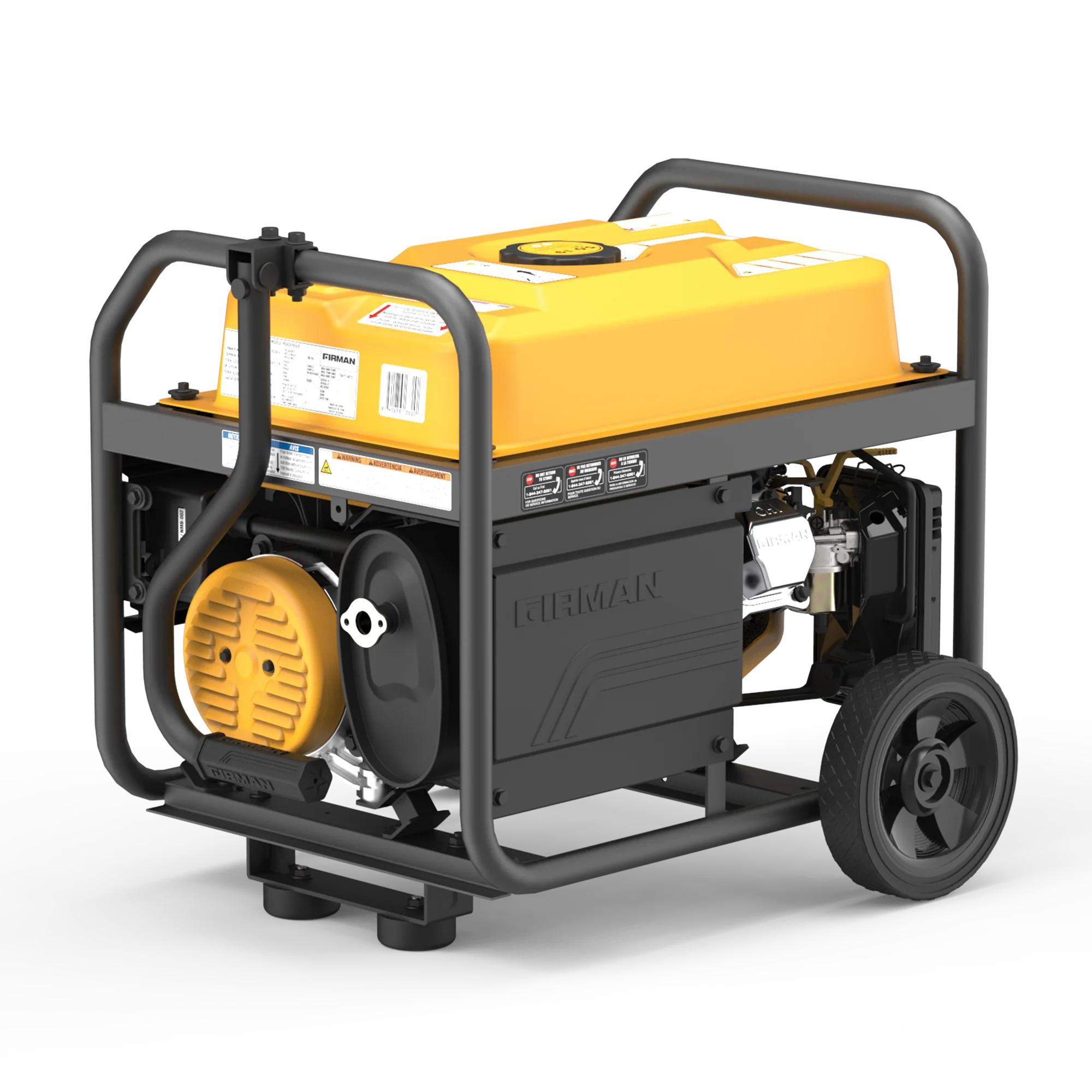 Gas Portable Generator 4550W Recoil Start 120/240V