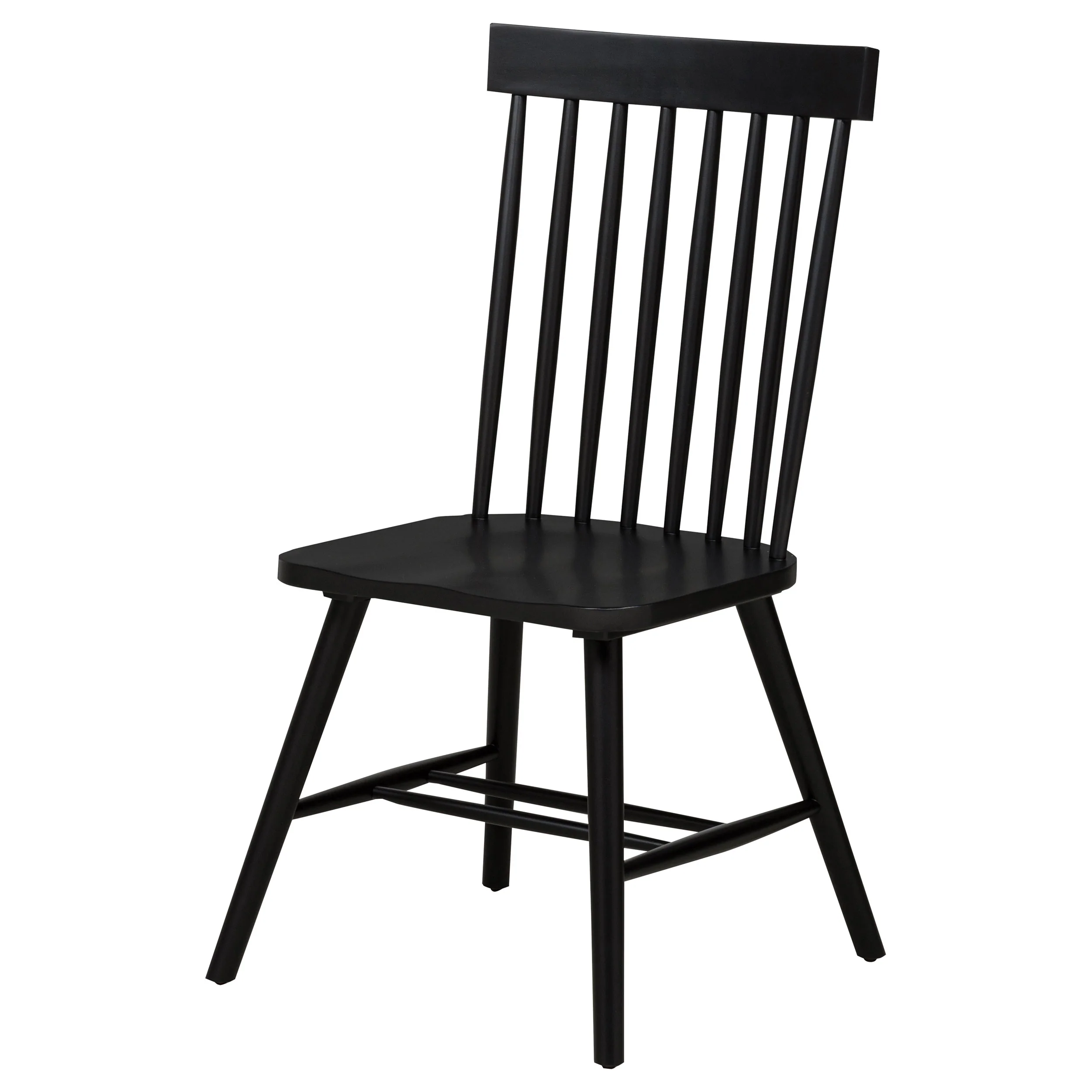 Andrews Windsor Spindle  Dining Side Chair White (Set of 2)