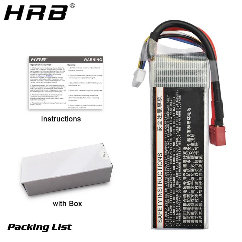 2PCS HRB Lipo 2S 6000mah 7000mah 7.4V Hard Case 60C For RC Evader BX Car RC Truck RC Truggy RC Airplane UAV Drone