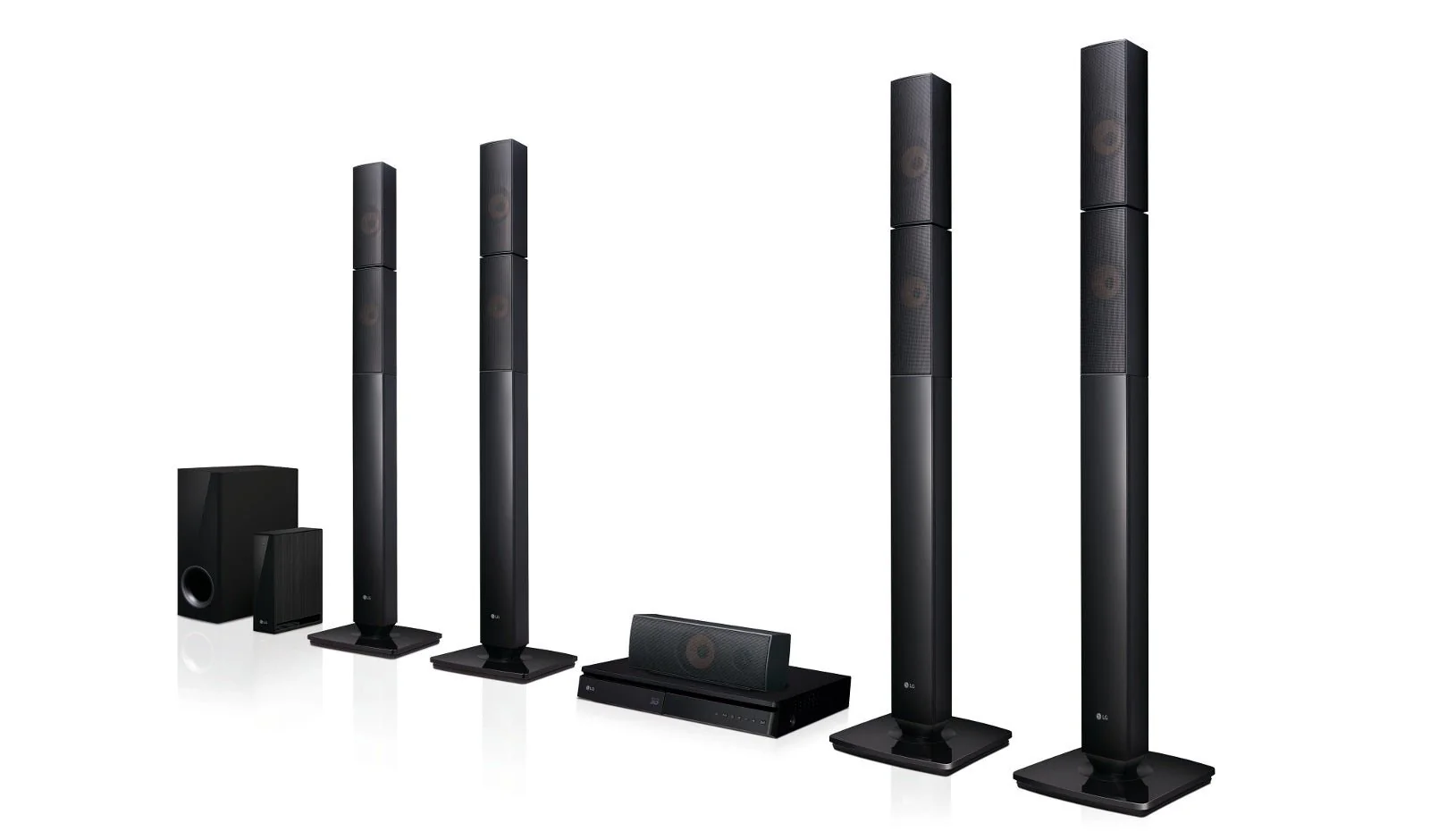 LG LHB655 Region Free 3D Blu-ray DVD Home Theater System 5.1 Channel 110 220v 240 Volts 50 60 Hz