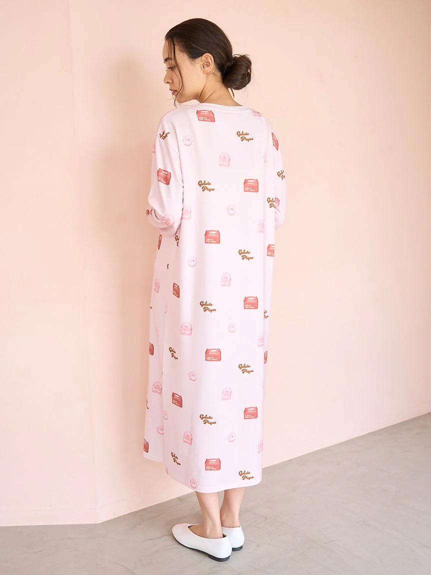 Donut Print Dress