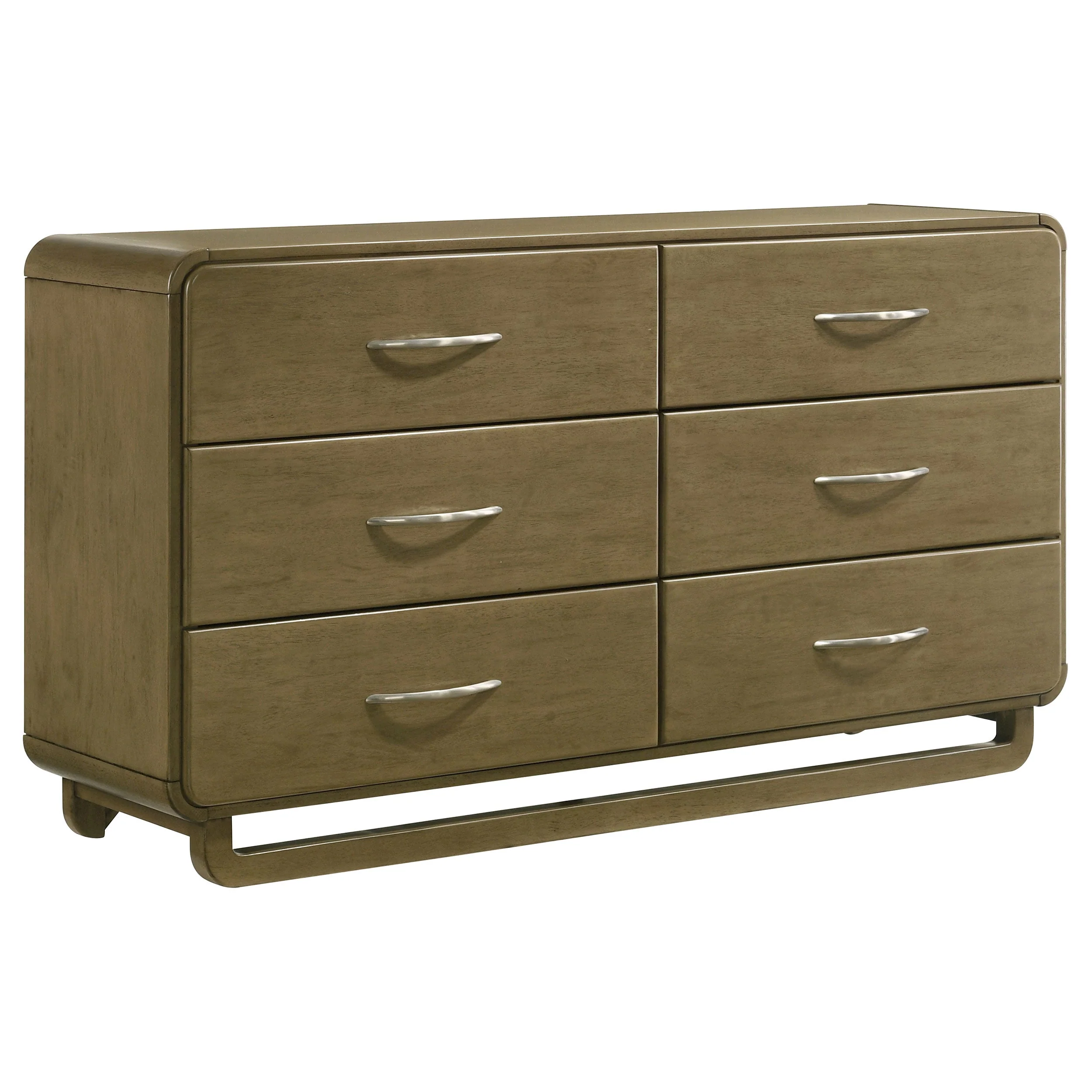 Amsbury 6-drawer Dresser and Mirror Nutmeg