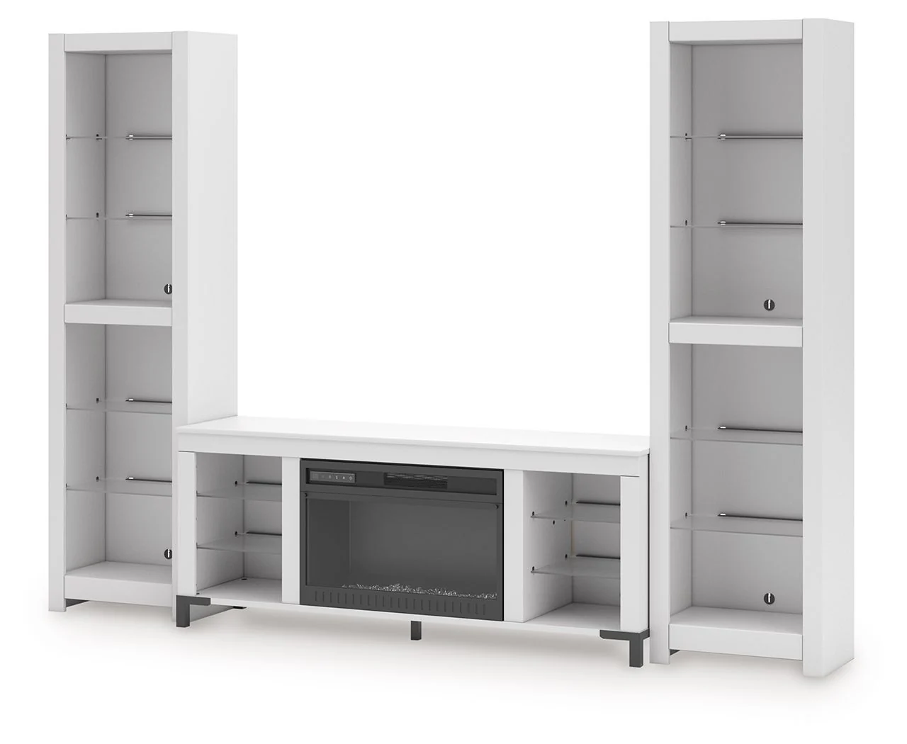 Brollevi - 3-Piece Entertainment Center - White
