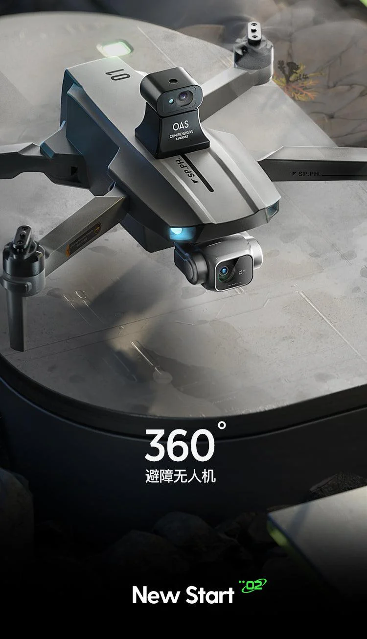 Beast 4 SP.PH.01 Drone Obstacle Avoidance 3-Axis Gimbal 8K HD Night Vision 40min 10km Brushless GPS RC Drone Professional Camera Drone