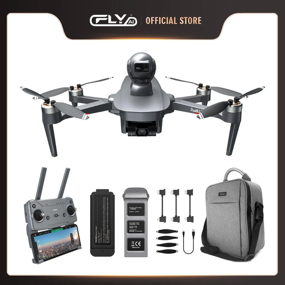 CFLY Faith 2pro Drone - 3-Axis Gimbal Camera,4K Video 5 Directions of Obstacle Sensing,32 Mins Flight Time,6km Video Transmission