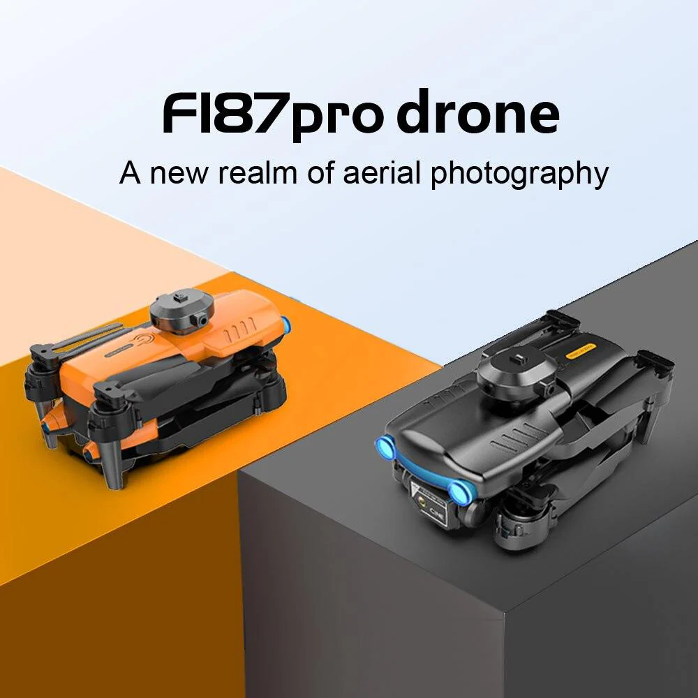 2024 New F187 Pro Drone - 4K HD Dual Camera Fixed Height Obstacle Avoidance 2.4Ghz Wifi Fpv Foldable Quadcopter RC Dron Toys Gifts