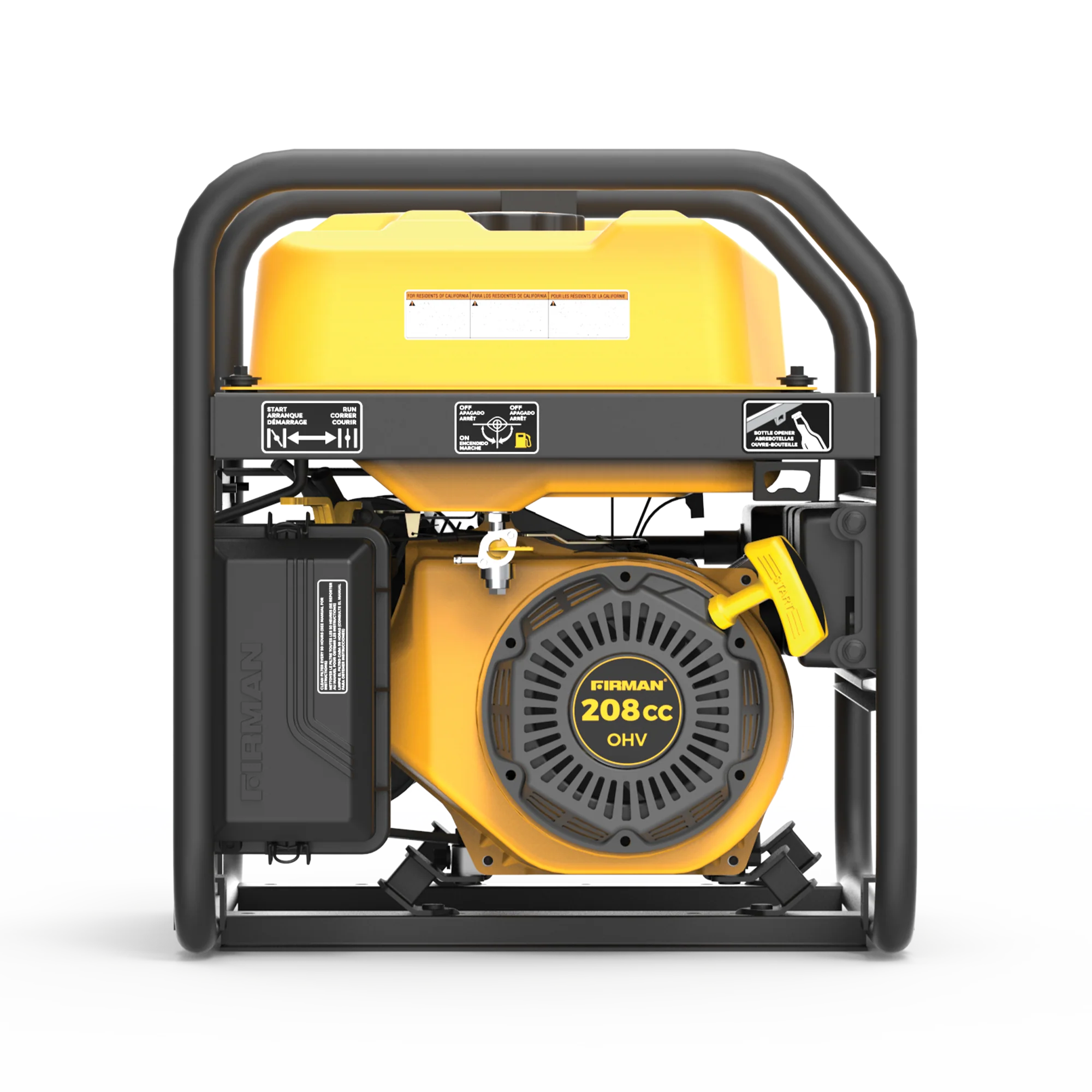 Gas Portable Generator 4550W Recoil Start 120/240V