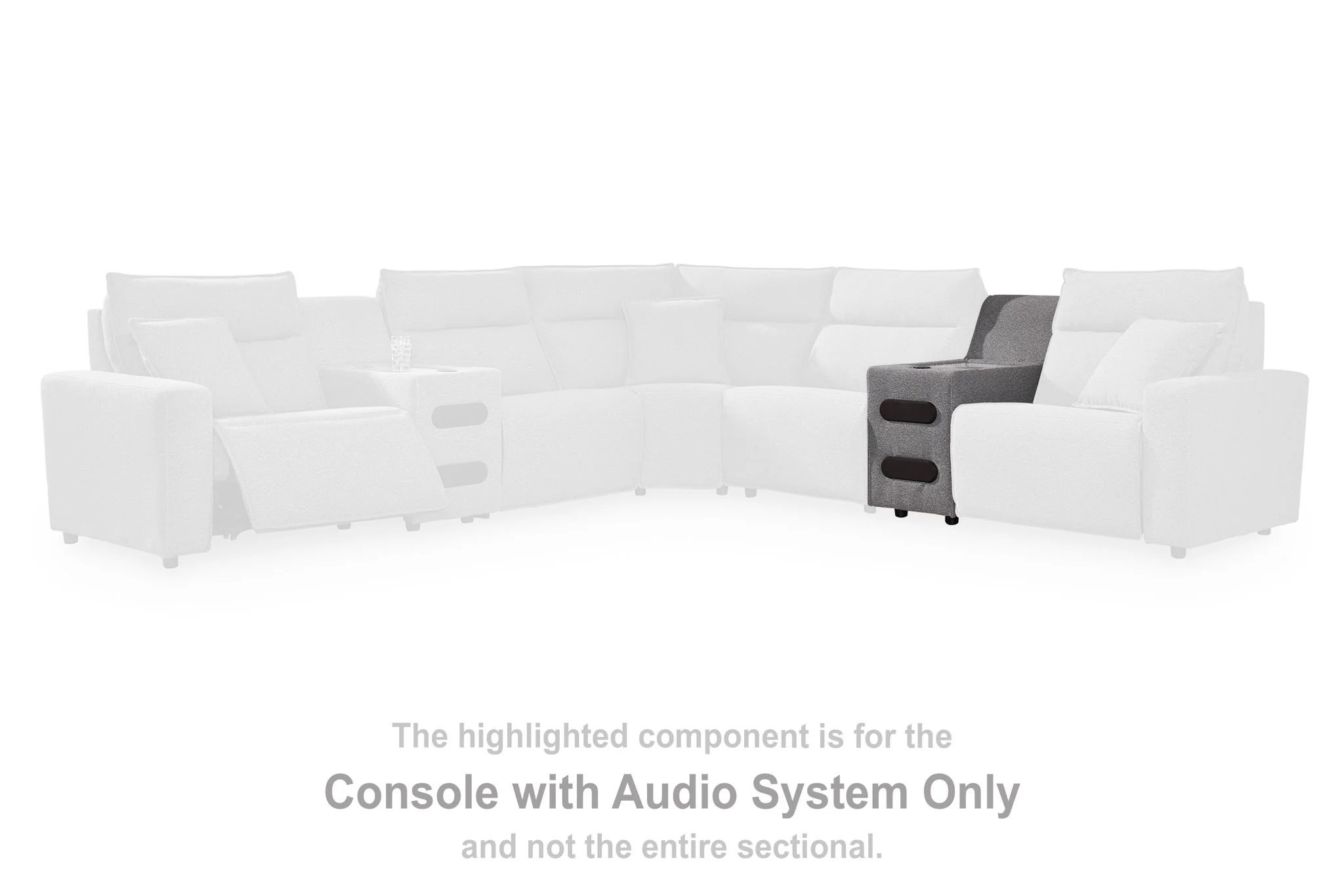 ModMax II - Console With Audio System - Salt And Pepper