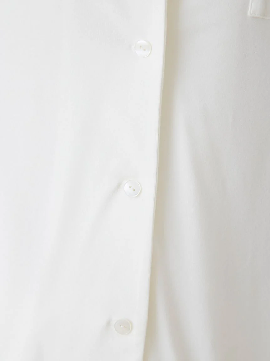 COOL Rayon Logo Button-Up Sleep Shirt