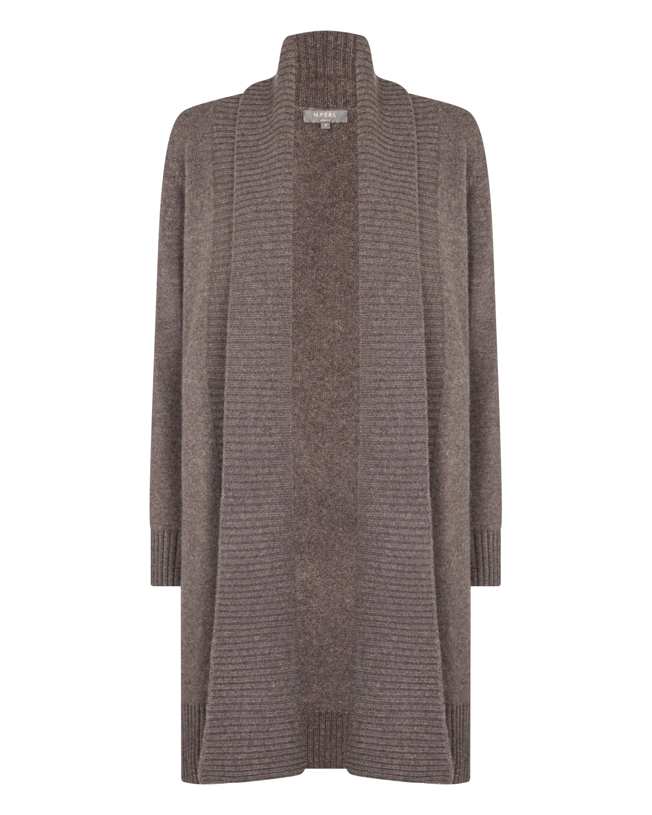 Women's Abbey Cashmere Cardigan Otter Brown