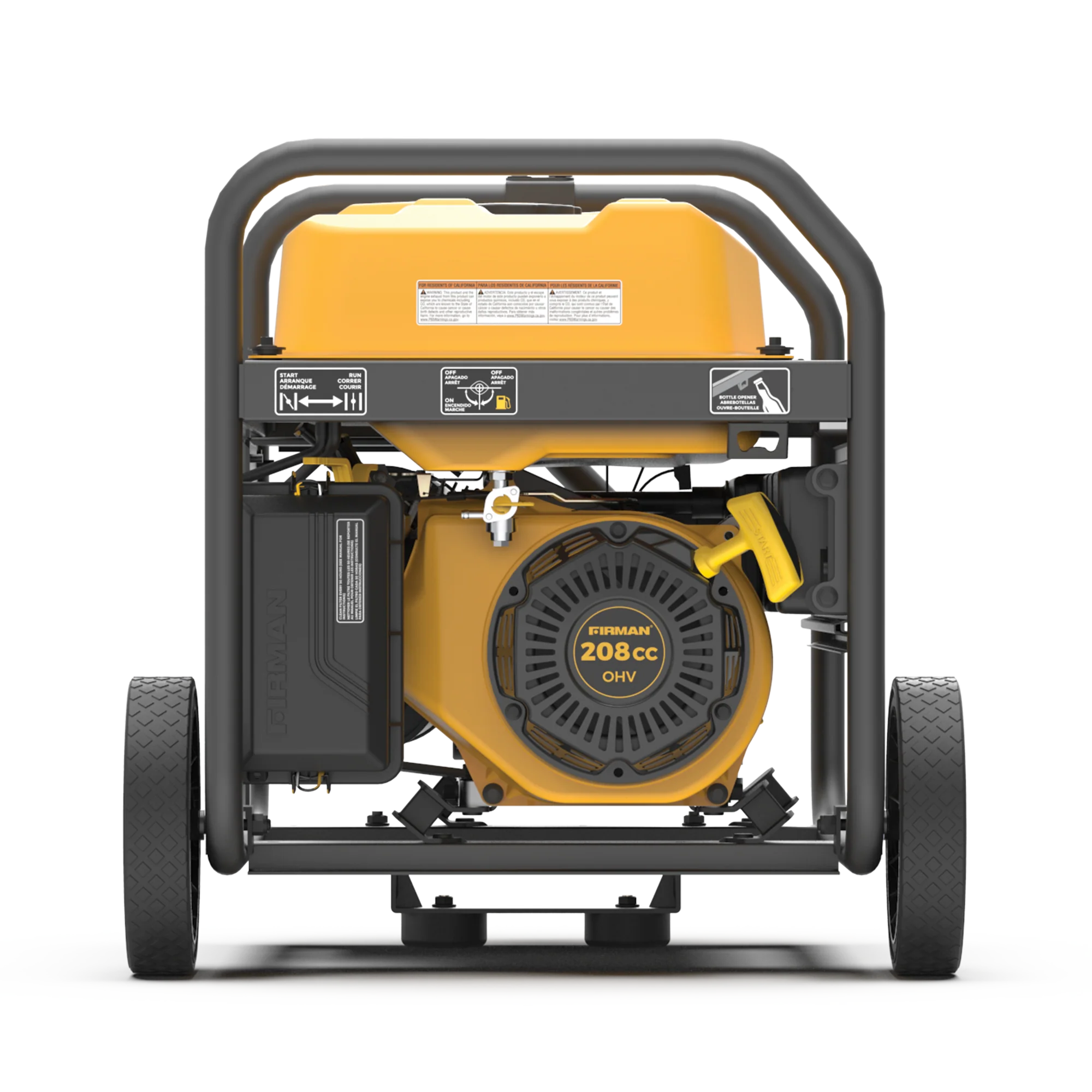 Gas Portable Generator 4550W Recoil Start 120V