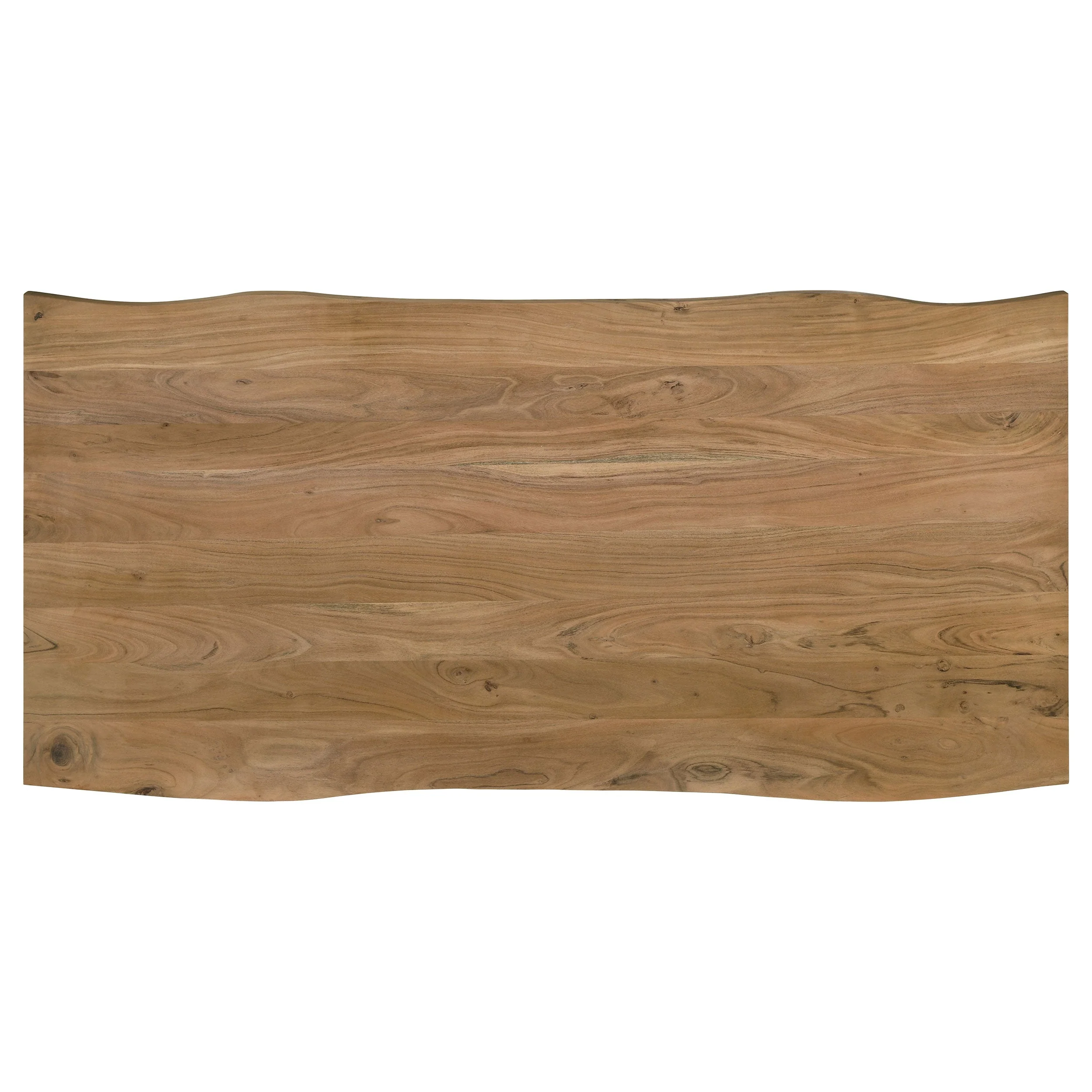 Bradshaw 80-inch Live Edge Wood Dining Table Natural Acacia