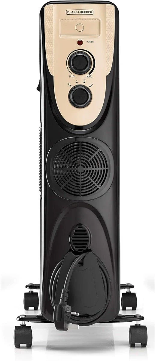 Black & Decker 13 Fin Radiator Heater OR013FG-B5 2500 Watts Oil Radiator Heater 13 Fin 220v 240 volts 50 hz