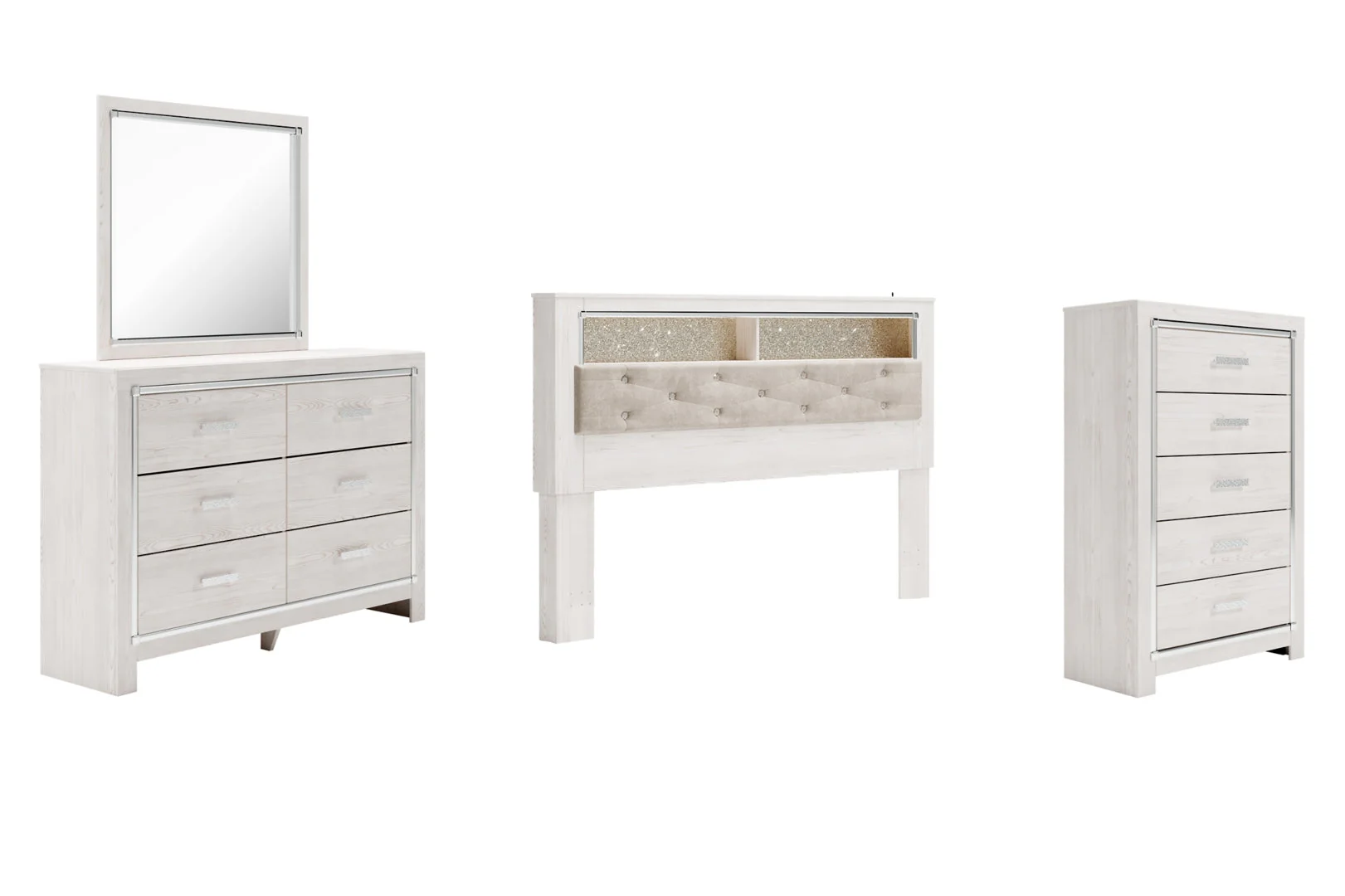 Altra White Panel Bedroom Set