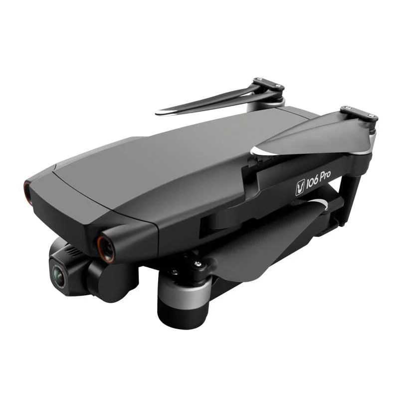 106 Pro GPS Drone - 4K HD Dual Camera Three-Axis Anti-Shake Gimbal 5G WIFI FPV Brushless Motor Foldable Quadcopter Gift Toy Professional Camera Drone