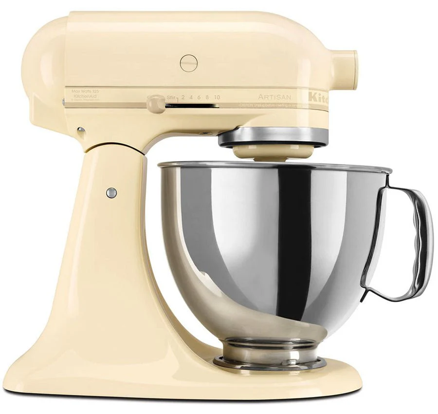 220 Volt KitchenAid 5KSM175PSEAC Artisan Stand Mixer - Almond Cream